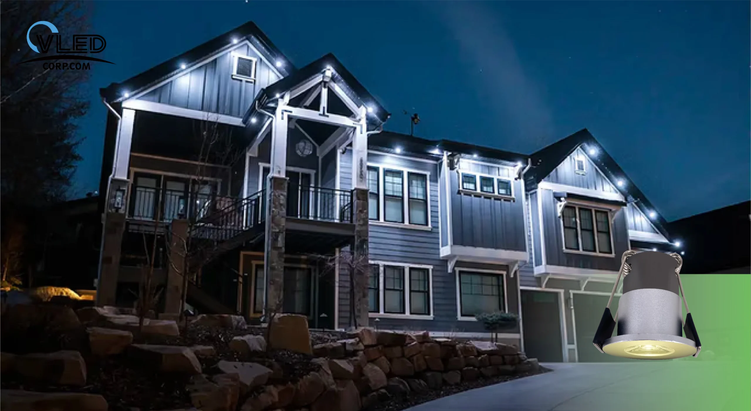 DIAMOND SOFFIT LIGHTS (OUTDOOR LED EAV LIGHTS)